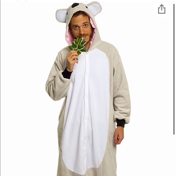 Koala Adult Onesie Pajama - Picture 1 of 6